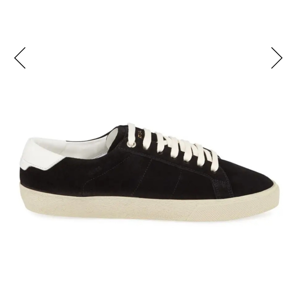 Saint Laurent Court Classic Suade Sneakers - Picture 7 of 7
